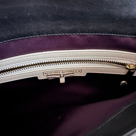 RARE-Henri Bendel Cowhide leather envelope Crossbody  NWOT - Picture 9 of 16